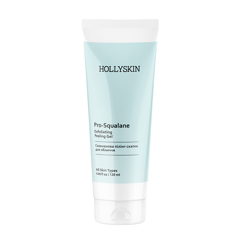 Пілінг-скатка для обличчя Hollyskin Pro-Squalane Exfoliating Peeling Gel, 120 мл