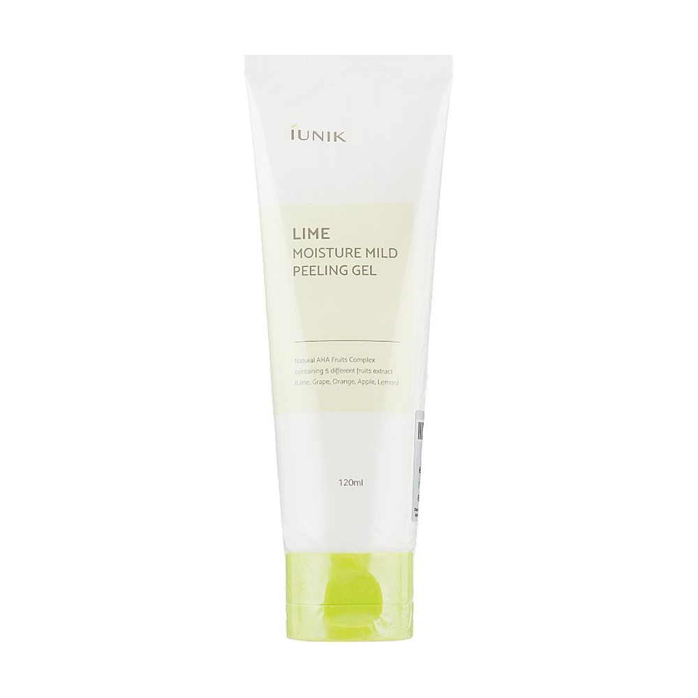Зволожувальний пілінг-гель для обличчя IUNIK Lime Moisture Mild Peeling Gel з лаймом, 120 мл